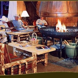Majestic Dude Ranch - We enjoy spending the cooler evenings indoors 'round the fire, exchanging stories.