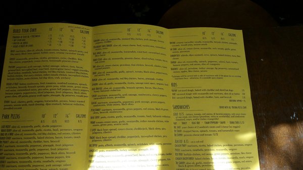 Menu photo 2 Park Pizza North Charleston, SC Menu photo 2 Park Pizza North Charleston, SC