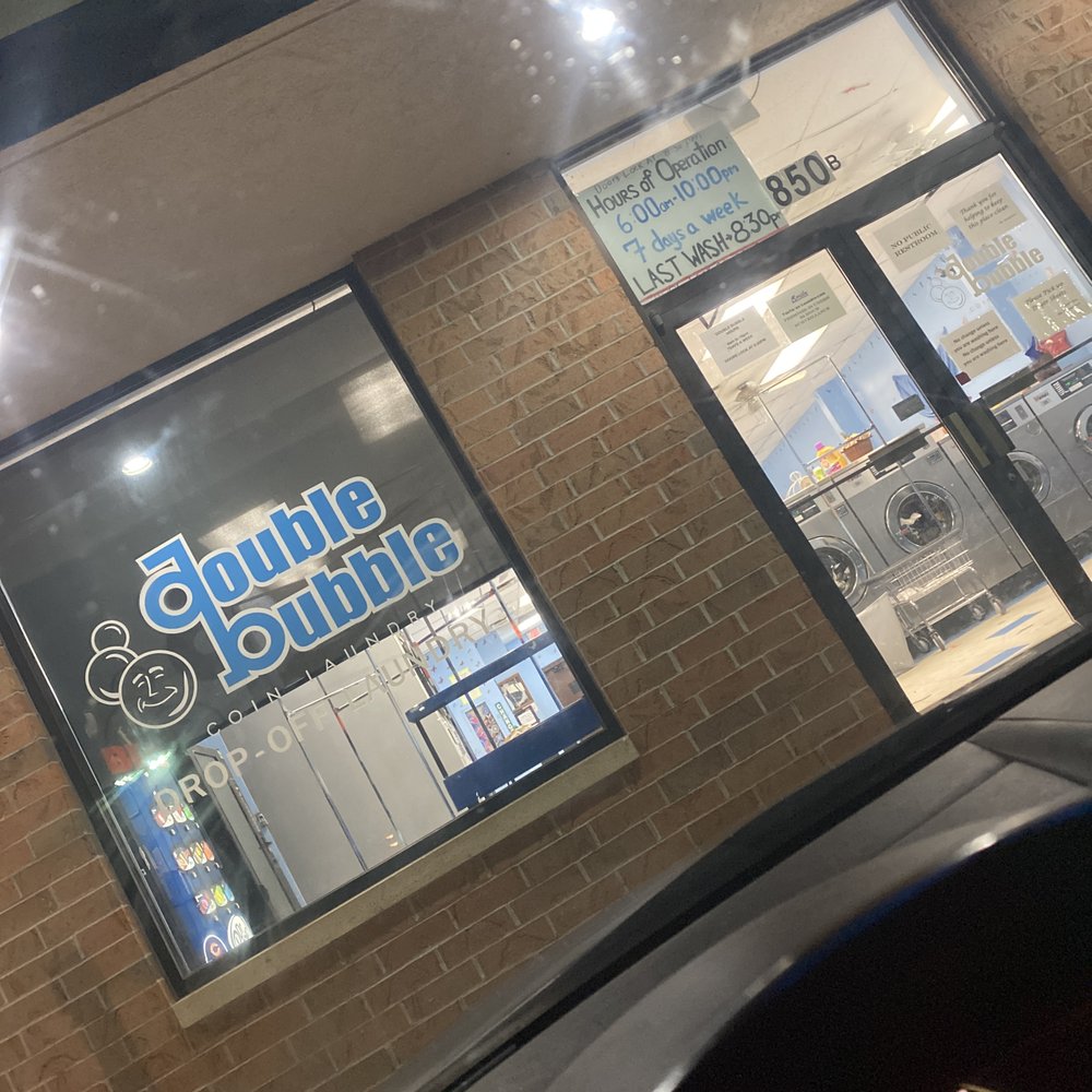 Double Bubble Coin Laundry - It's currently 9:06 - Laundromat Near Me - DeKalb, Illinois Double Bubble Coin Laundry - It's currently 9:06 - Laundromat Near Me - DeKalb, Illinois