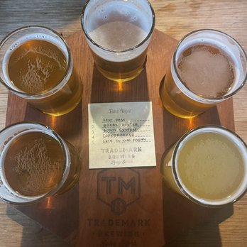 Trademark Brewing - Hazy IPA flight - Breweries Near Me - Long Beach, California Trademark Brewing - Hazy IPA flight - Breweries Near Me - Long Beach, California