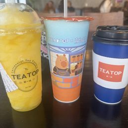 Mango Slush Smoothie / Bamboo Oolong Tea / Americano