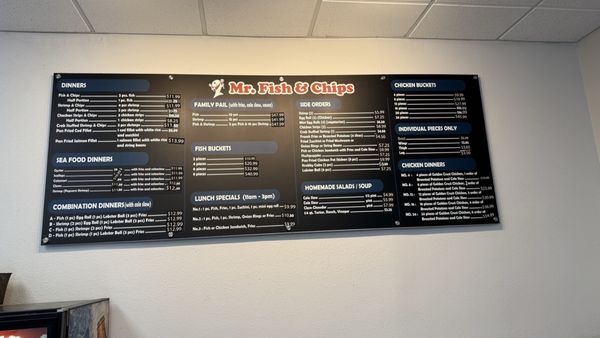Menu photo 1 Mr Fish & Chips Simi Valley, CA Menu photo 1 Mr Fish & Chips Simi Valley, CA