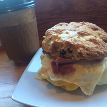 Perfect Blend - The hungry Irishman. Corned beef and egg with cheddar on soda bread. Not bad! - Bakeries Near Me - Delmar, New York