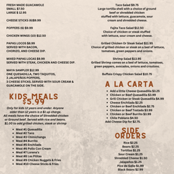 Plaza Maya Grill Mexican Restaurant