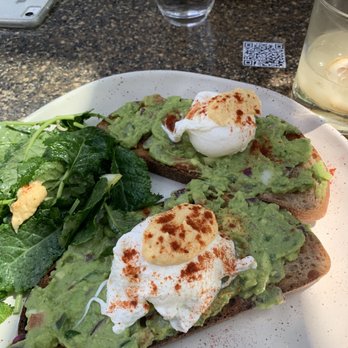 Glass Ceiling Rooftop - Avocado toast - Lounges Near Me - New York, New York Glass Ceiling Rooftop - Avocado toast - Lounges Near Me - New York, New York