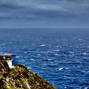 Makapu'u Point Lighthouse Trail - Almost to the top! Taking in the sights of the lighthouse looking out over a stormy sea. - Hiking Near Me - Honolulu, Hawaii Makapu'u Point Lighthouse Trail - Almost to the top! Taking in the sights of the lighthouse looking out over a stormy sea. - Hiking Near Me - Honolulu, Hawaii