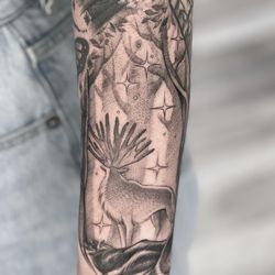 The Wolf and Witch Tattoo - Grimoire Tattoo
Chattanooga, TN