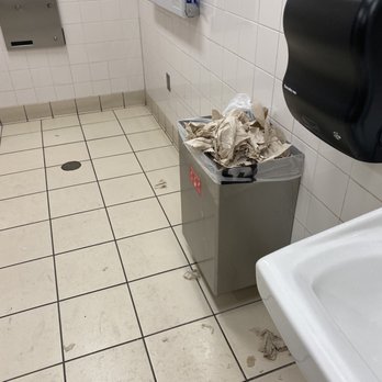 Target - Target in Summit restroom photos- full trash can and dirty floors. - Department Stores Near Me - Fontana, California Target - Target in Summit restroom photos- full trash can and dirty floors. - Department Stores Near Me - Fontana, California