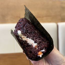 Purple Rice Crab Salad Onigiri