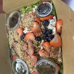 Summer Berry salad with extra dressing. Simply. Outstanding.