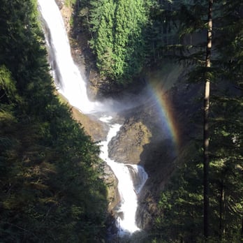 Wallace Falls State Park - Waterfall from the lower lookout point - Parks Near Me - Gold Bar, Washington Wallace Falls State Park - Waterfall from the lower lookout point - Parks Near Me - Gold Bar, Washington