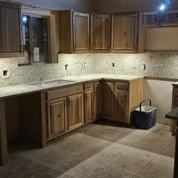 Adgar's Construction - New house kitchen in progress.