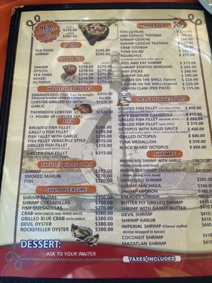 Menu photo 5 Mariscos Mazatlán Cabo San Lucas, BCS