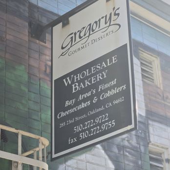 Gregory's Gourmet Desserts - Try not to miss it while you're driving like I did! - Desserts Near Me - Oakland, California