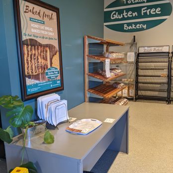 Totally Gluten Free Bakery - a counter with bread and pastries - Gluten-Free Near Me - Lacombe, Alberta Totally Gluten Free Bakery - a counter with bread and pastries - Gluten-Free Near Me - Lacombe, Alberta