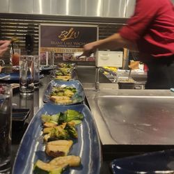Kasai Teppanyaki Steak & Sushi House - Chef Walter serving up some delicious flavors