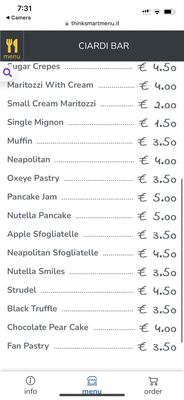 Menu photo 5 ciardi bar Ristorante Rome, RM Menu photo 5 ciardi bar Ristorante Rome, RM