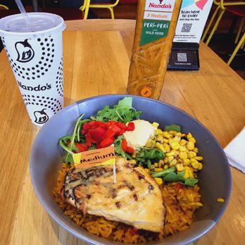 Nando's Peri-Peri - Peri peri chicken bowl - Portuguese Near Me - Chicago, Illinois