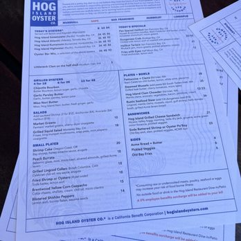 Hog Island Oyster Co - Seafood Near Me - Napa, California Hog Island Oyster Co - Seafood Near Me - Napa, California
