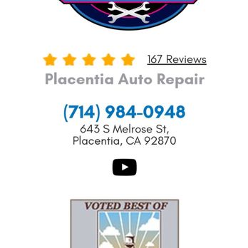 Placentia Super Service - https://www.placentiasuperservice.com - Auto Repair Near Me - Placentia, California