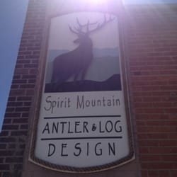 Spirit Mountain Antler & Log Design