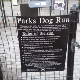 Rules of the dog run