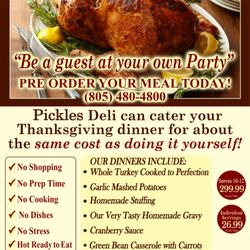 Pickles Deli Restaurant & Catering - Thanksgiving Dinner