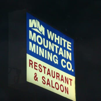 White Mountain Mining - Only sign we saw for the location - Bars Near Me - Rock Springs, Wyoming White Mountain Mining - Only sign we saw for the location - Bars Near Me - Rock Springs, Wyoming