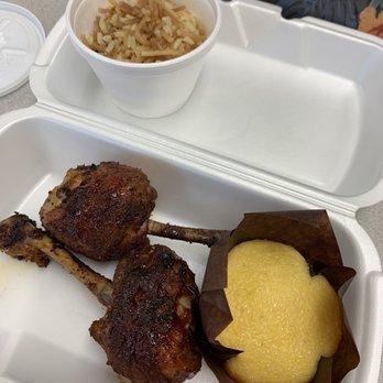 MEGA Texas Barbeque - Chicken lollipop, cornbread, Rice pilaf - Caterers Near Me - Fresno, California MEGA Texas Barbeque - Chicken lollipop, cornbread, Rice pilaf - Caterers Near Me - Fresno, California