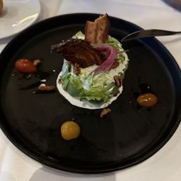 Wedge salad was so pretty! Wedge salad was so pretty!
