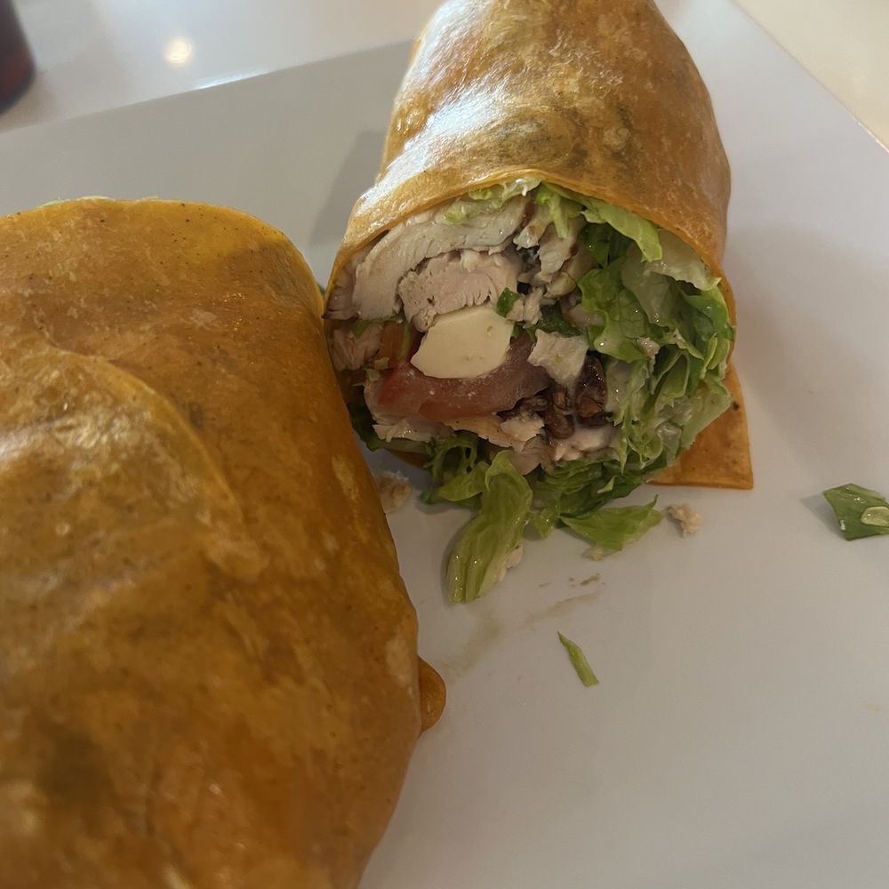 Olympic Taverna - Cranberry Chicken Pecan Wrap. - Greek Near Me - Palm City, Florida Olympic Taverna - Cranberry Chicken Pecan Wrap. - Greek Near Me - Palm City, Florida
