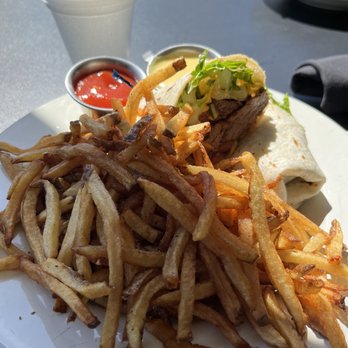 Fresh Chef - Teriyaki Wrap! with fries! - New American Near Me - Denver, North Carolina
