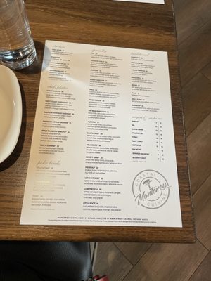 Menu photo 3 Monterey Coastal Cuisine Carmel, IN