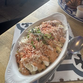 Los Azulejos Restaurant - Esquites - Mexican Near Me - San Antonio, Texas