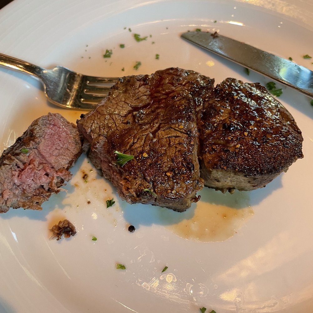 Crush - 8oz Filet cooked medium - New American Near Me - Amarillo, Texas