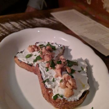 Sotto - bruschetta - goat cheese & hazelnut honey - Italian Near Me - Cincinnati, Ohio Sotto - bruschetta - goat cheese & hazelnut honey - Italian Near Me - Cincinnati, Ohio