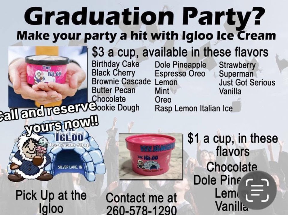 The Igloo Ice Cream Shop Logo