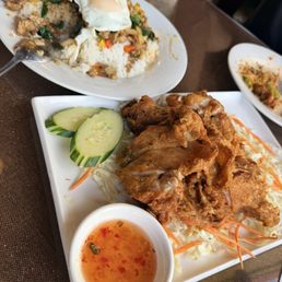 Thai loco moco, house 51. Fried Chicken Feet Thai loco moco, house 51. Fried Chicken Feet