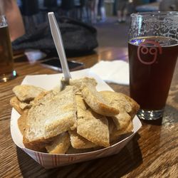 Original Gravity Brewing Company - Hummus and toast