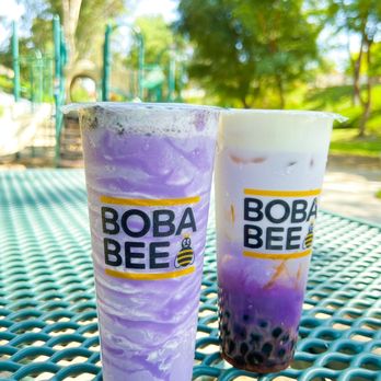 Boba Bee - Ube Cloud and Momma Bee - Bubble Tea Near Me - Lake Forest, California