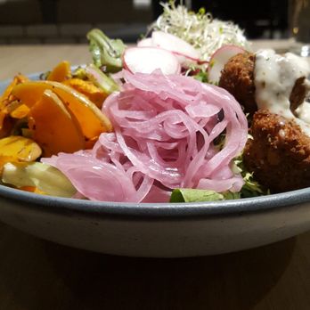 Trading Post Eatery - Falafel bowl - Canadian (New) Near Me - Abbotsford, British Columbia Trading Post Eatery - Falafel bowl - Canadian (New) Near Me - Abbotsford, British Columbia