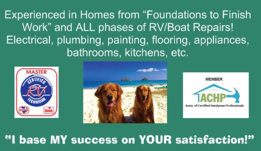 Slide of RV/BOAT DOCTOR & HANDYMAN SERVICES