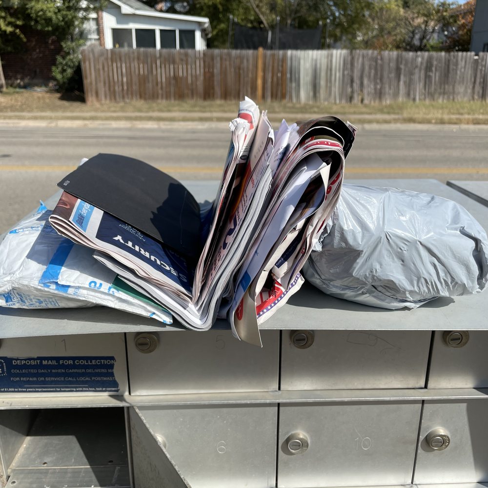 multiple day's mail during vacation hold - 3x more than what was actually held at the station multiple day's mail during vacation hold - 3x more than what was actually held at the station