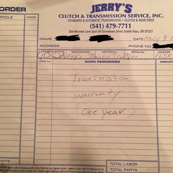 Jerry's Clutch & Transmission Service - Transmission Repair Near Me - Grants Pass, Oregon Jerry's Clutch & Transmission Service - Transmission Repair Near Me - Grants Pass, Oregon