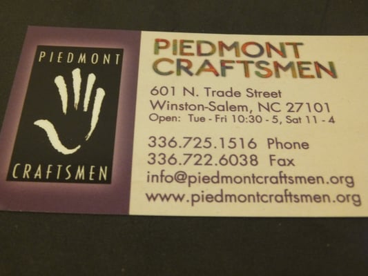 Piedmont Craftsmen Gallery by null
