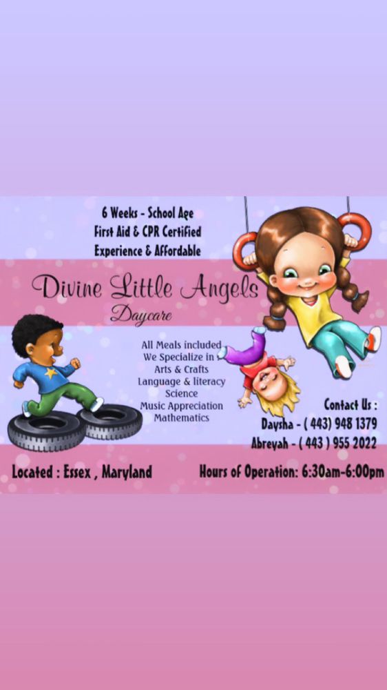 Divine Little Angels Daycare - childcare center in Essex, MD