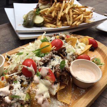 Barrel Mountain Brewing - Duck nachos & daybreak burger - New American Near Me - Battle Ground, Washington Barrel Mountain Brewing - Duck nachos & daybreak burger - New American Near Me - Battle Ground, Washington