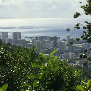 Kanealole Trail - Just a peek! I had to zoom in for this shot! - Hiking Near Me - Honolulu, Hawaii