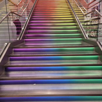 Uniqlo - Rainbow stairs - Men's Clothing Near Me - Honolulu, Hawaii