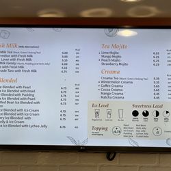 Sharetea - Menu 2
